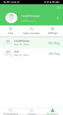 Healthkeep android App screenshot 1